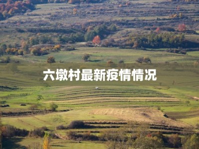 六墩村最新疫情情况