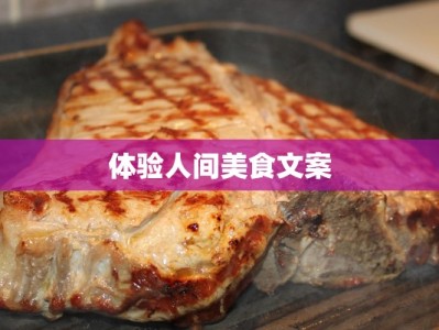 体验人间美食文案