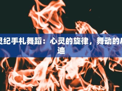 灵纪手札舞蹈：心灵的旋律，舞动的启迪