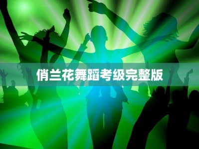俏兰花舞蹈考级完整版