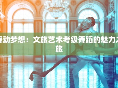 舞动梦想：文旅艺术考级舞蹈的魅力之旅
