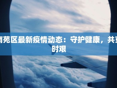 南苑区最新疫情动态：守护健康，共克时艰