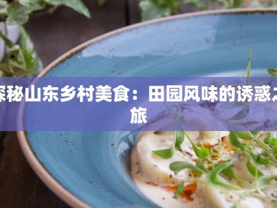 探秘山东乡村美食：田园风味的诱惑之旅