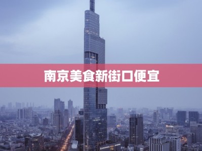 南京美食新街口便宜