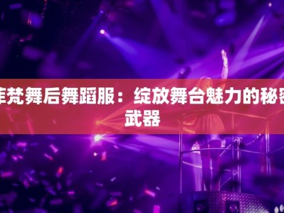 菲梵舞后舞蹈服：绽放舞台魅力的秘密武器