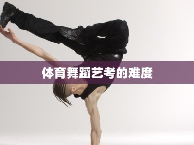体育舞蹈艺考的难度