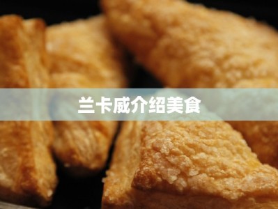 兰卡威介绍美食