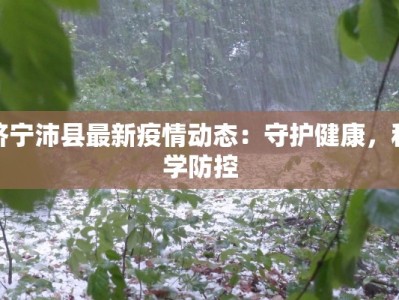 济宁沛县最新疫情动态：守护健康，科学防控