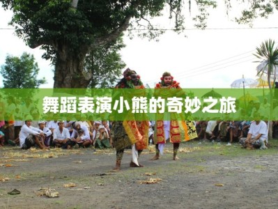 舞蹈表演小熊的奇妙之旅