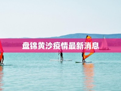 盘锦黄沙疫情最新消息