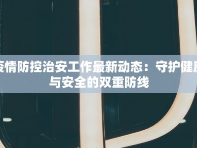 疫情防控治安工作最新动态：守护健康与安全的双重防线