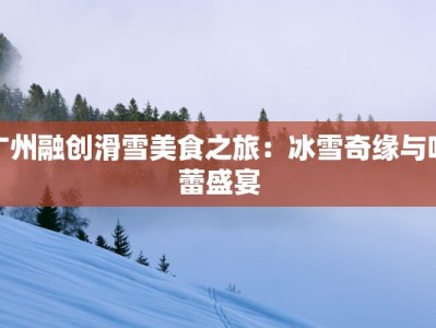 广州融创滑雪美食之旅：冰雪奇缘与味蕾盛宴