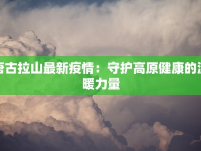 唐古拉山最新疫情：守护高原健康的温暖力量