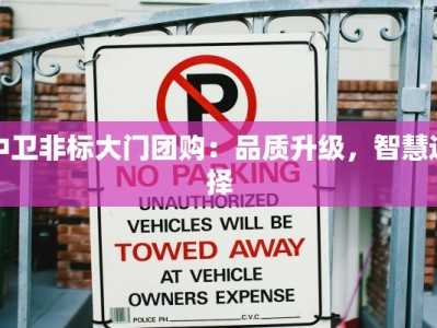 中卫非标大门团购：品质升级，智慧选择