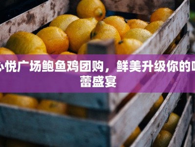 心悦广场鲍鱼鸡团购，鲜美升级你的味蕾盛宴