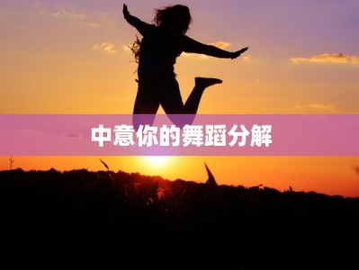 中意你的舞蹈分解