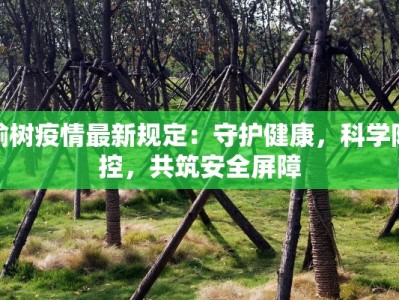 榆树疫情最新规定：守护健康，科学防控，共筑安全屏障