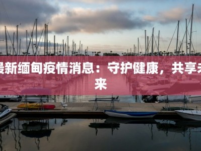 最新缅甸疫情消息：守护健康，共享未来