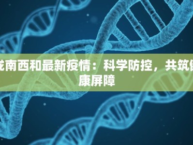 陇南西和最新疫情：科学防控，共筑健康屏障