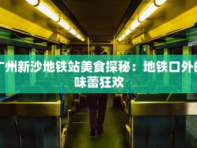 广州新沙地铁站美食探秘：地铁口外的味蕾狂欢
