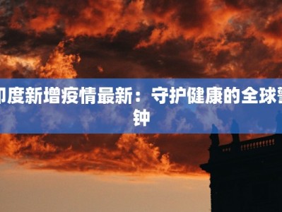 印度新增疫情最新：守护健康的全球警钟