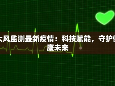 大风监测最新疫情：科技赋能，守护健康未来
