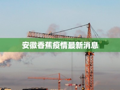 安徽香蕉疫情最新消息