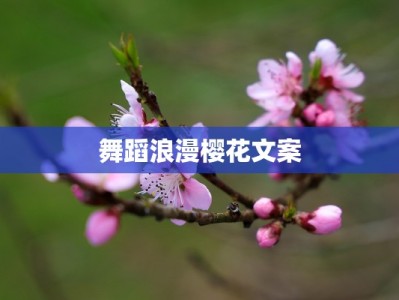 舞蹈浪漫樱花文案