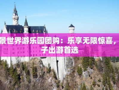 美景世界游乐园团购：乐享无限惊喜，亲子出游首选