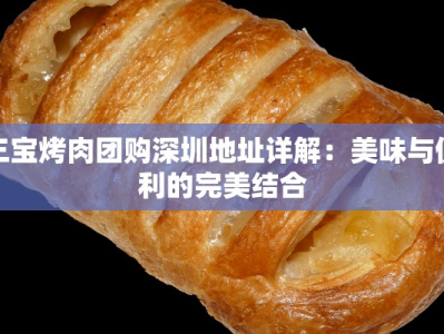 三宝烤肉团购深圳地址详解：美味与便利的完美结合