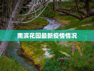 南滨花园最新疫情情况