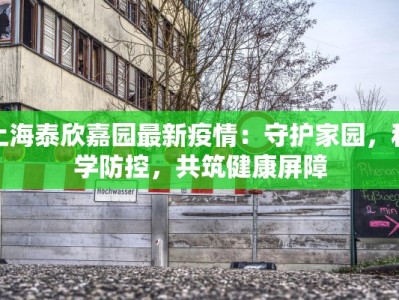 上海泰欣嘉园最新疫情：守护家园，科学防控，共筑健康屏障