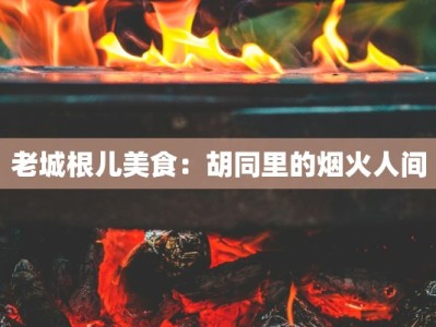 老城根儿美食：胡同里的烟火人间