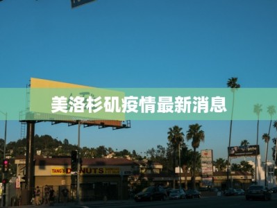 美洛杉矶疫情最新消息