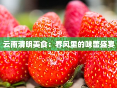 云南清明美食：春风里的味蕾盛宴