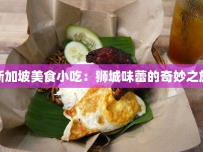 新加坡美食小吃：狮城味蕾的奇妙之旅