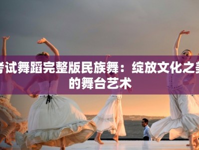 考试舞蹈完整版民族舞：绽放文化之美的舞台艺术