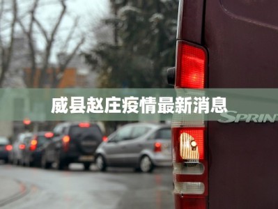 威县赵庄疫情最新消息