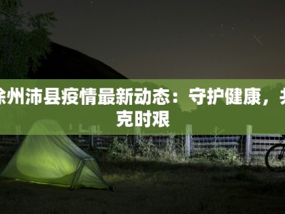 徐州沛县疫情最新动态：守护健康，共克时艰