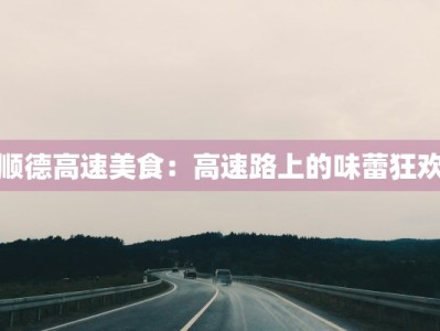 顺德高速美食：高速路上的味蕾狂欢